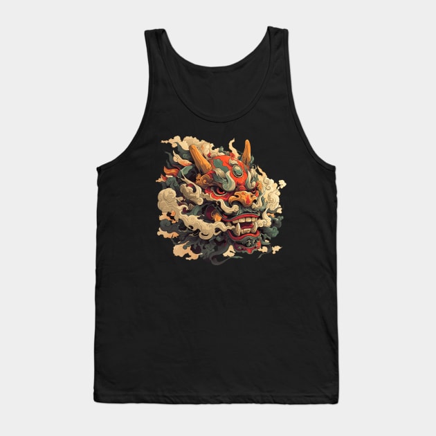 foo dog Tank Top by Stephanie Francoeur Art